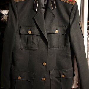 Men's trendy Military Field dress coat
